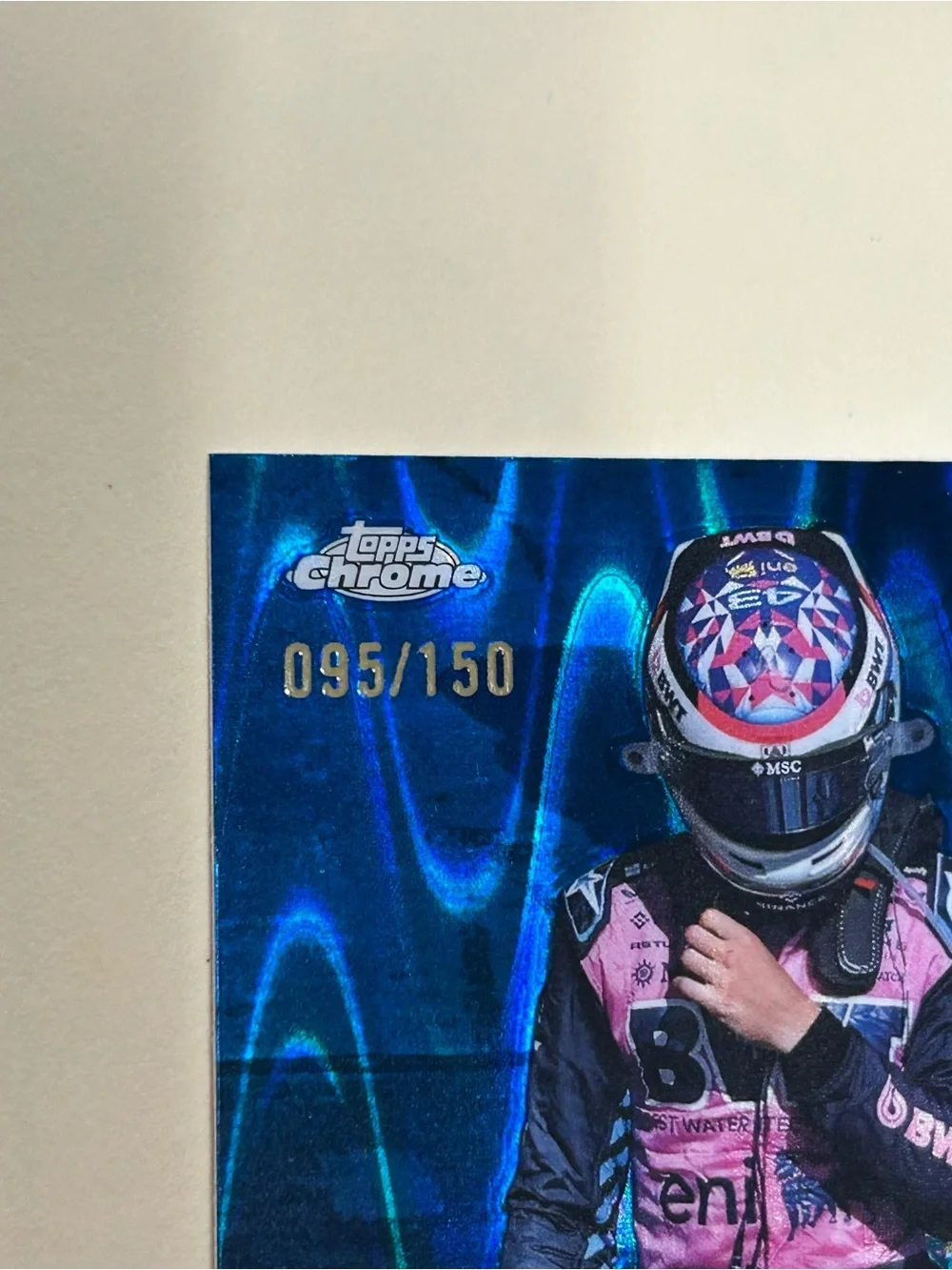 Topps Chrome Kids Trading Card - Pink/Black Driver